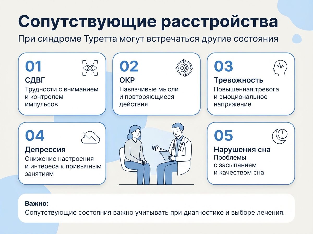Лечение синдрома Туретта в Гурьевске инфографика